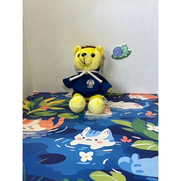 Limited Edition Rare Bear N Sync Beanie Plush Stuffed Animal Joey Yellow Bear - Picture 1 of 12